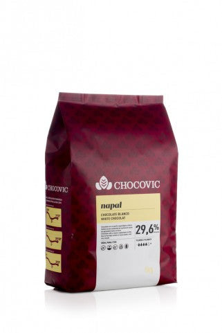 Chocolates - Chocolate Puro Chocovic Napal Branco 1,5kg - Barry Callebaut